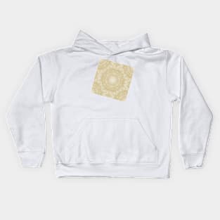 Kaleidoscope in beige Kids Hoodie